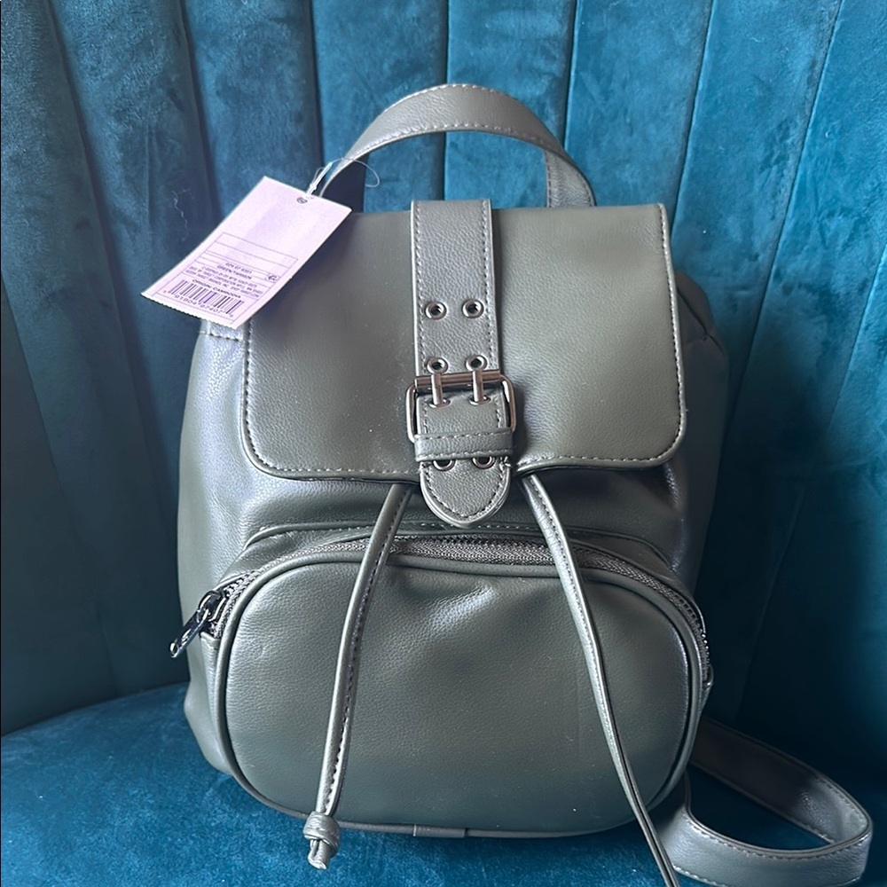 Stylish Olive Green Backpack